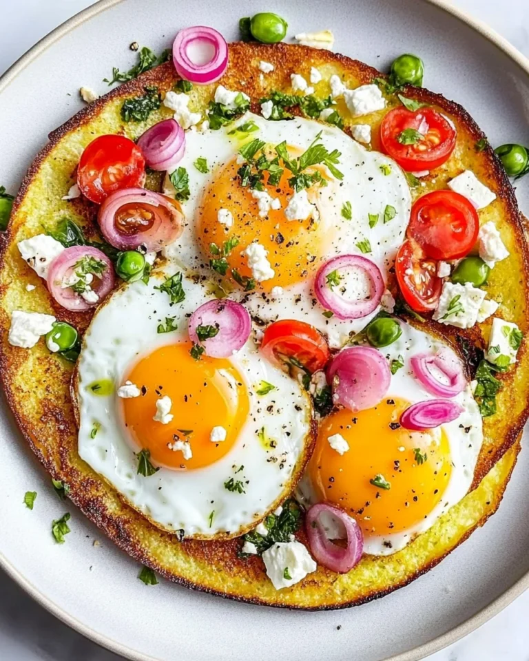 Crispy Feta Fried Eggs for a Delicious Breakfast Treat