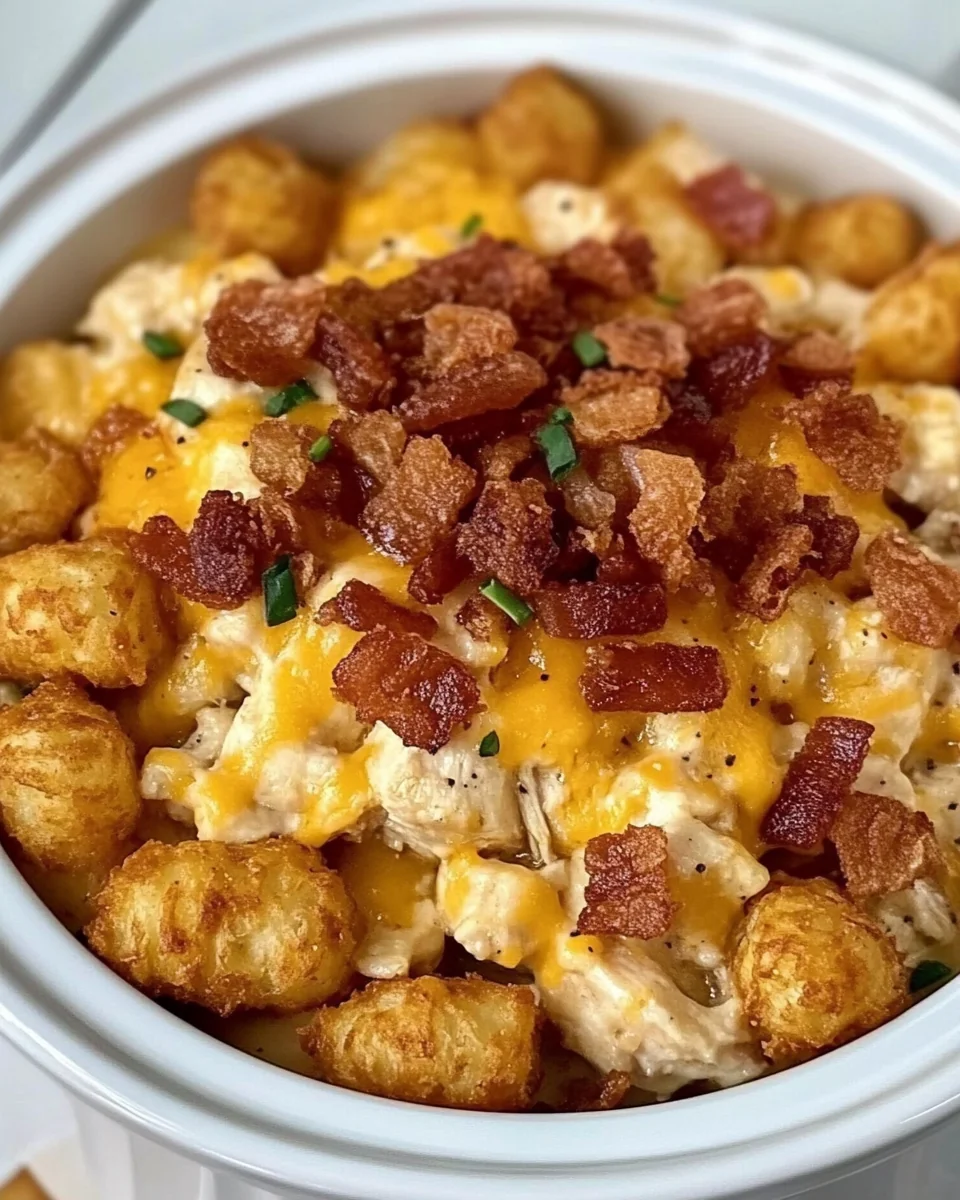Homemade Chicken Tater Tot Casserole for Cozy Nights - additional image