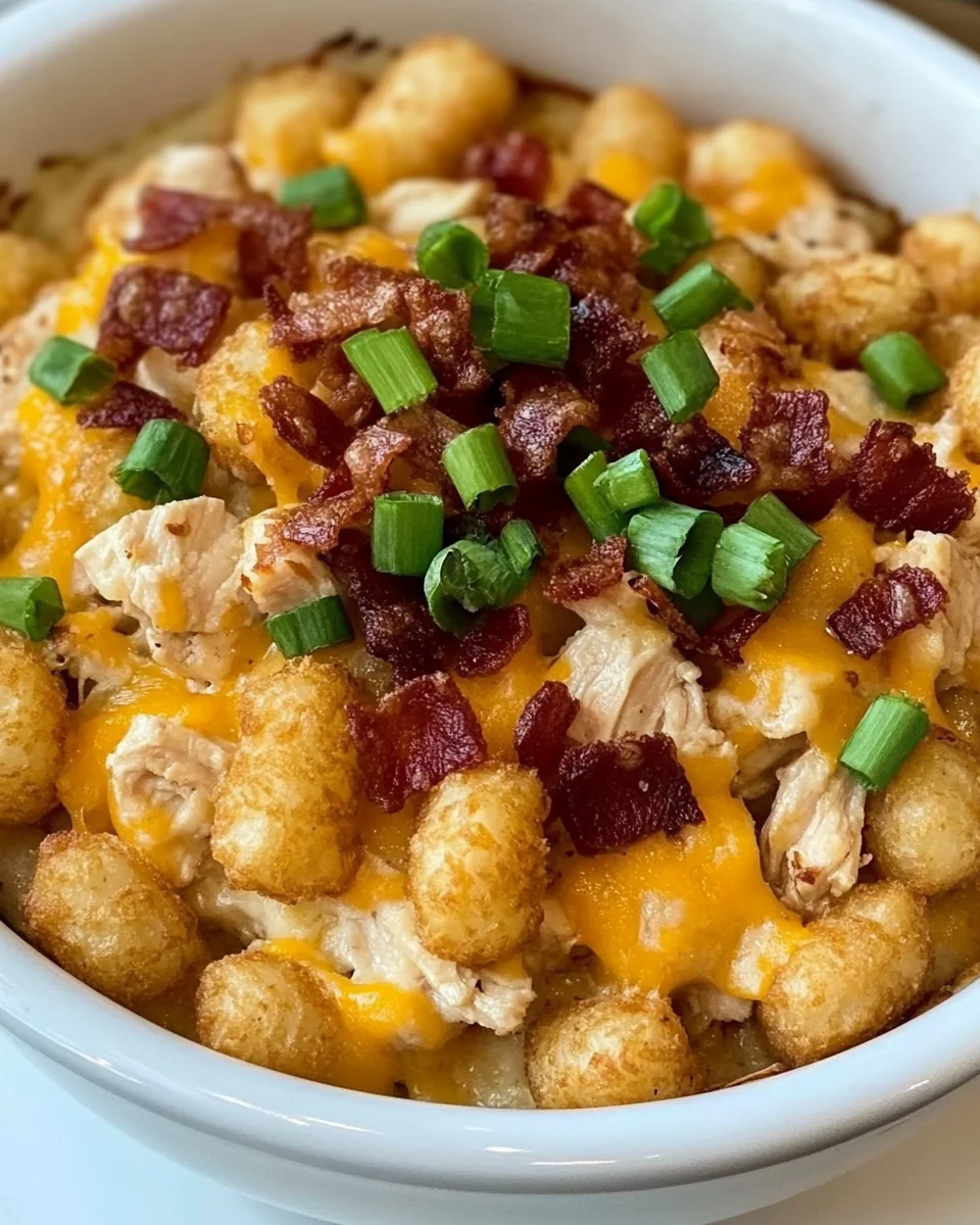 Homemade Chicken Tater Tot Casserole for Cozy Nights - additional image