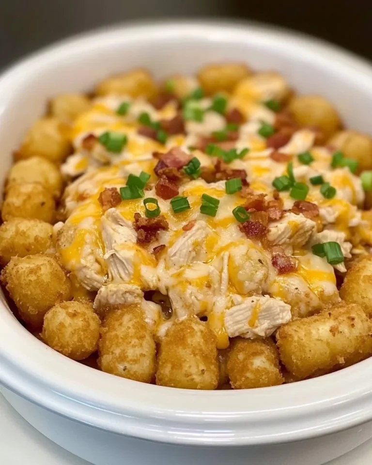 Homemade Chicken Tater Tot Casserole for Cozy Nights