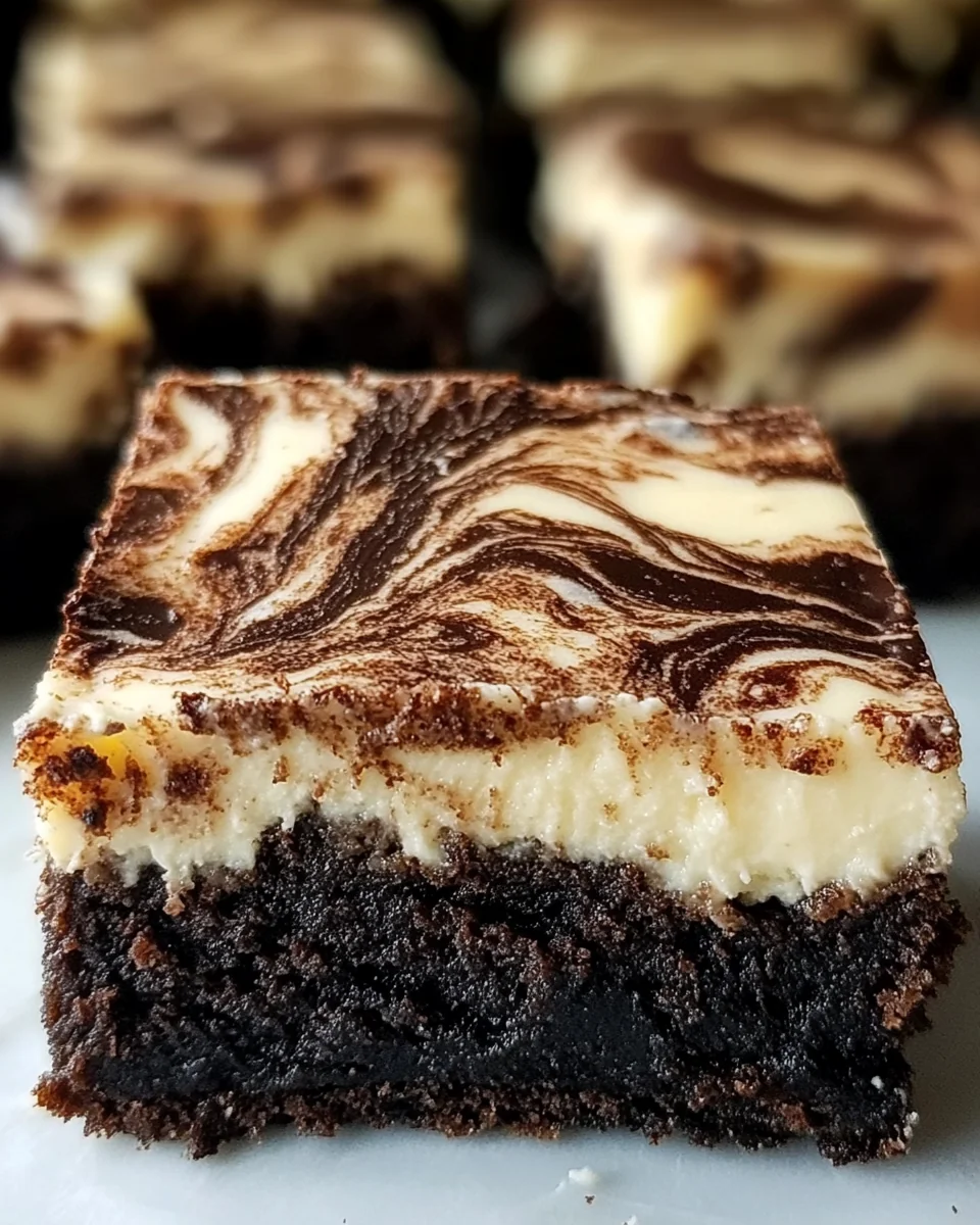 Decadent Dark Chocolate Cheesecake Brownies - additional image