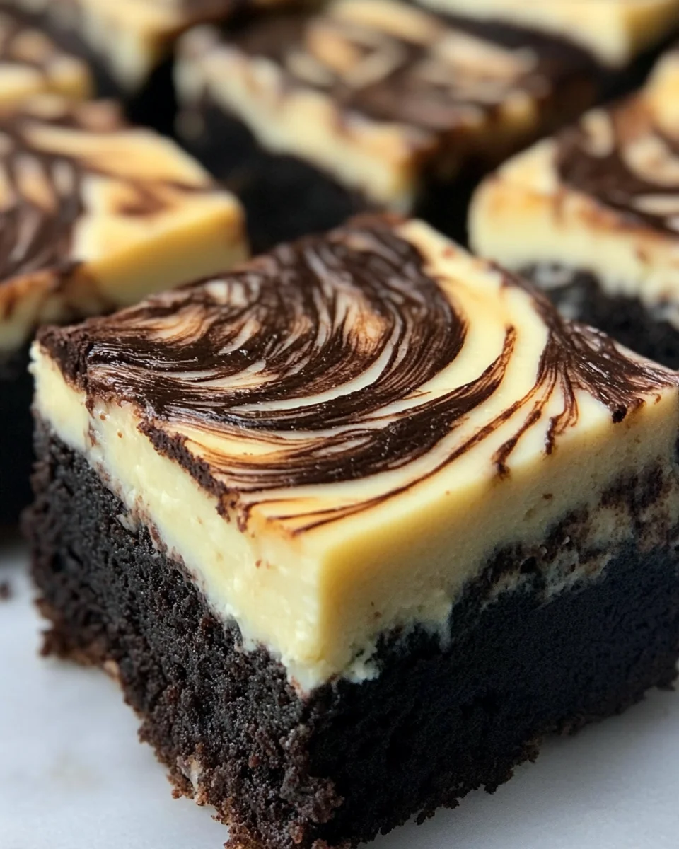Decadent Dark Chocolate Cheesecake Brownies - additional image