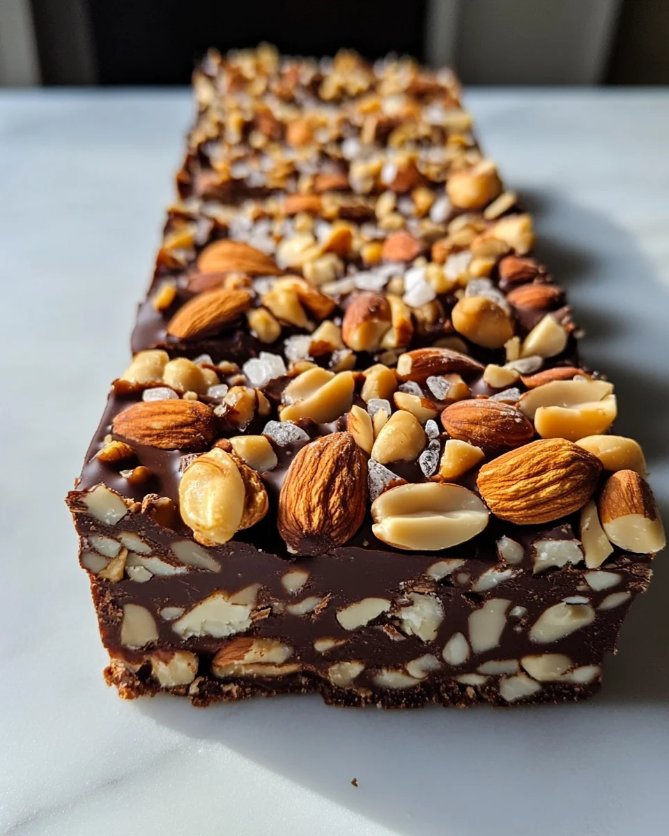 Delicious Dark Chocolate Sea Salt Nut Bars - additional image