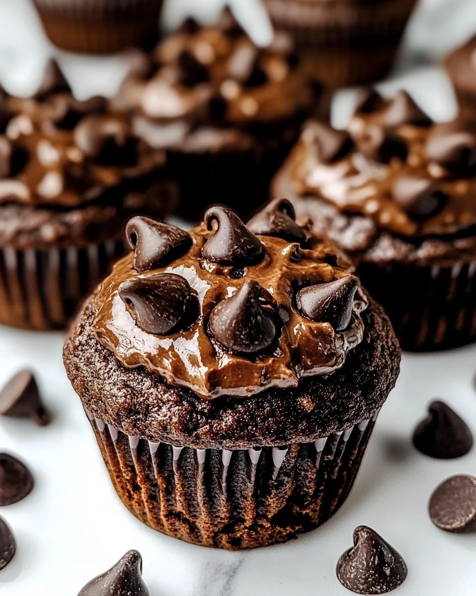 Double Chocolate Chip Muffins That Are Deliciously Moist - additional image