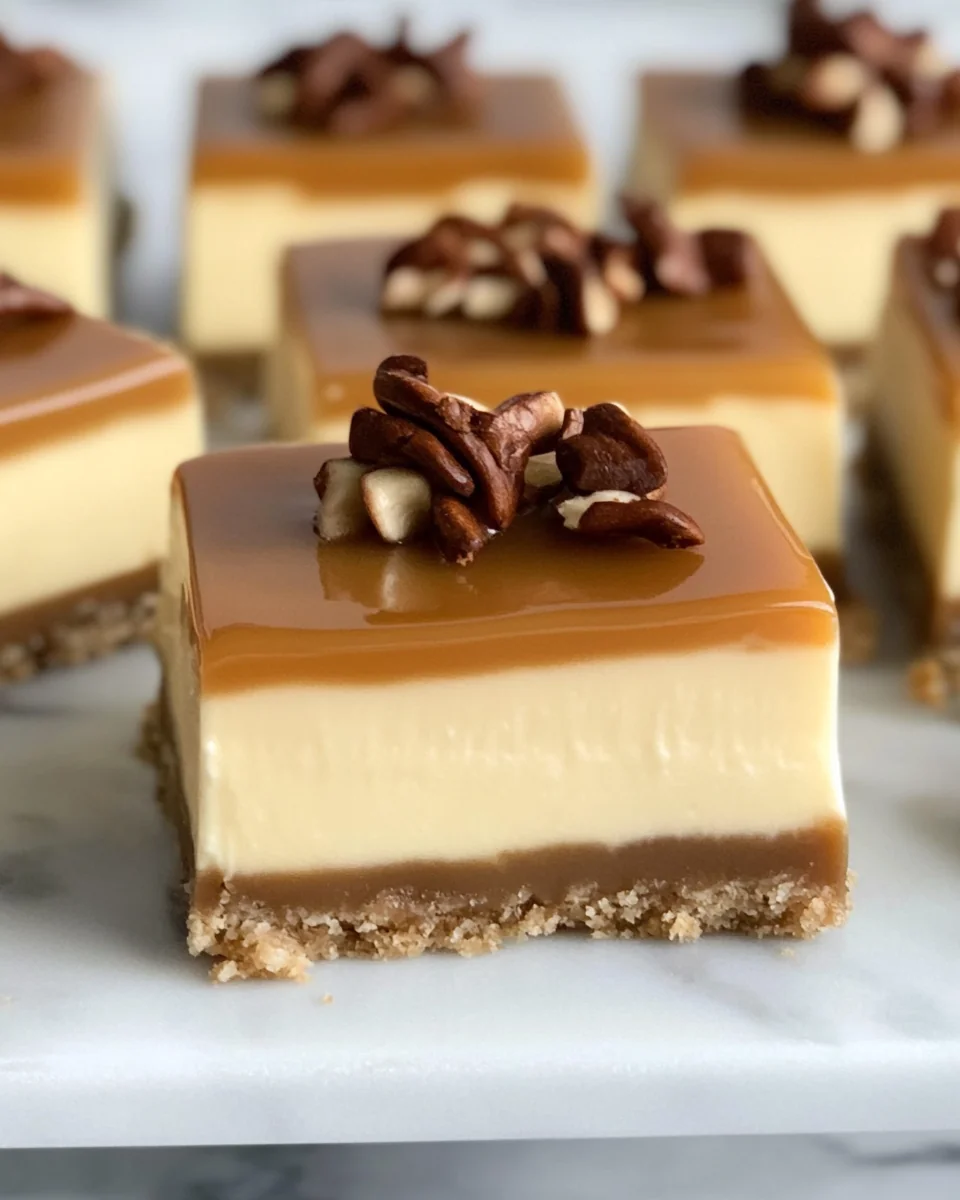 Homemade Dulce de Leche Cheesecake Bars - additional image
