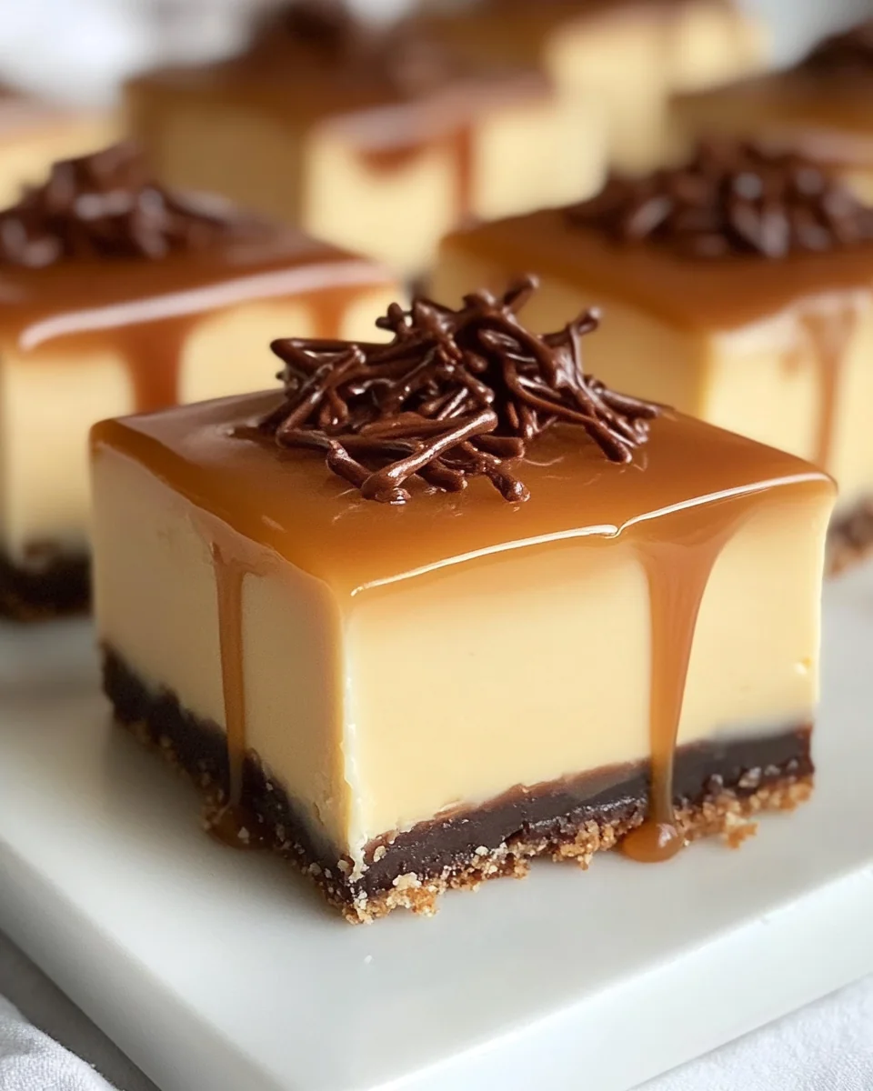 Homemade Dulce de Leche Cheesecake Bars - additional image