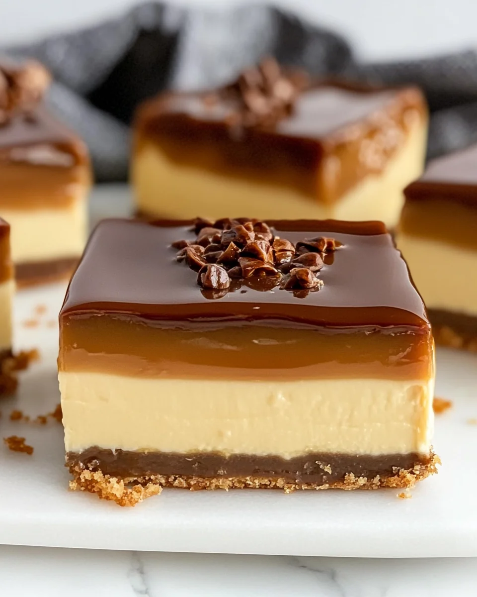 Homemade Dulce de Leche Cheesecake Bars - additional image