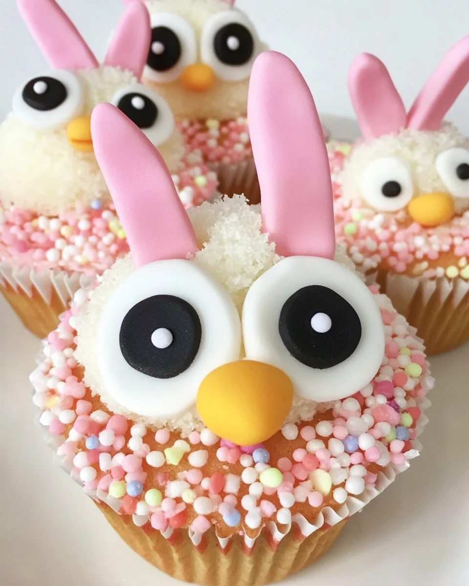 Easter Bunny and Chick Cupcakes: Cute and Delicious Treats