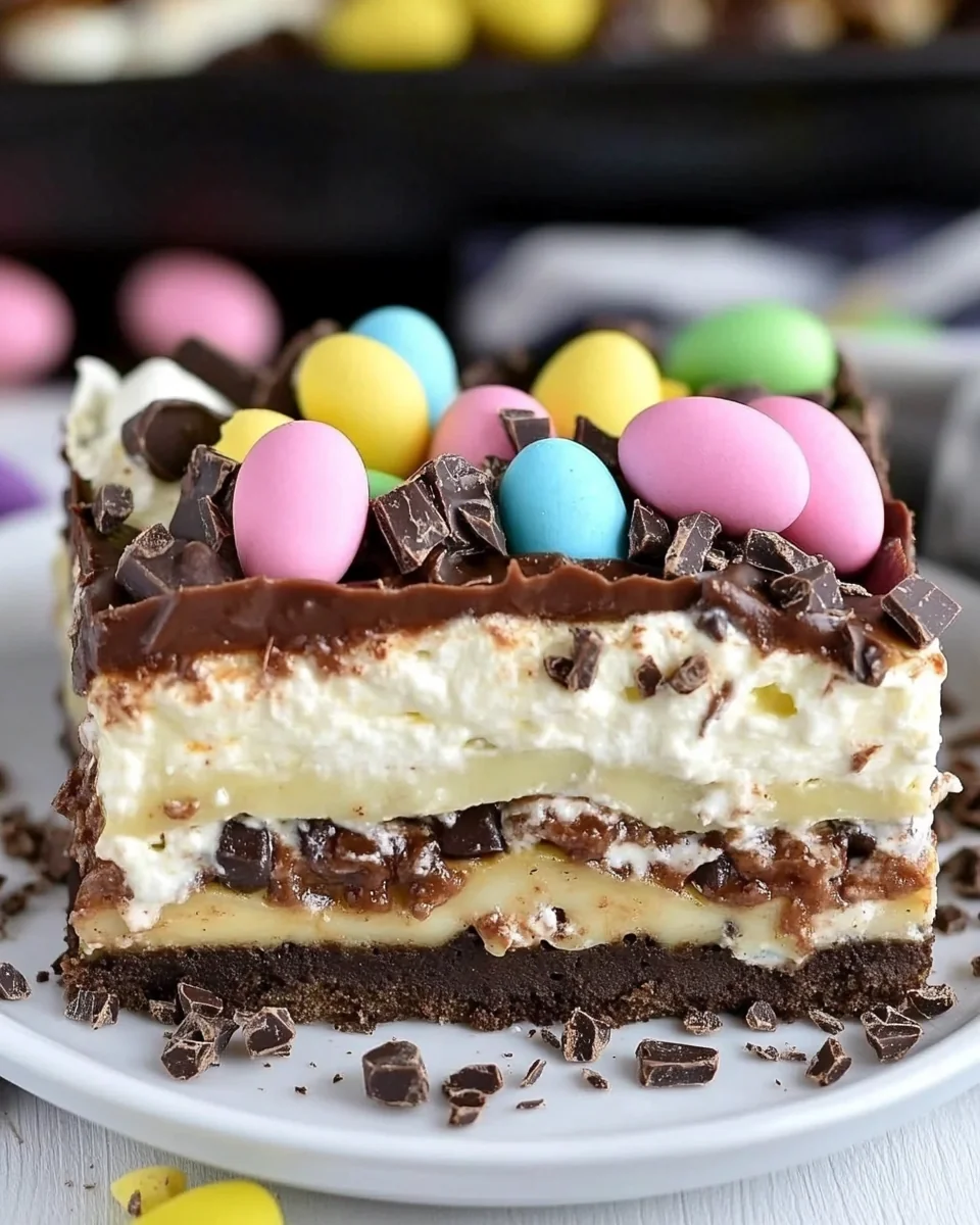 Perfect Easter Chocolate Lasagna - additional image