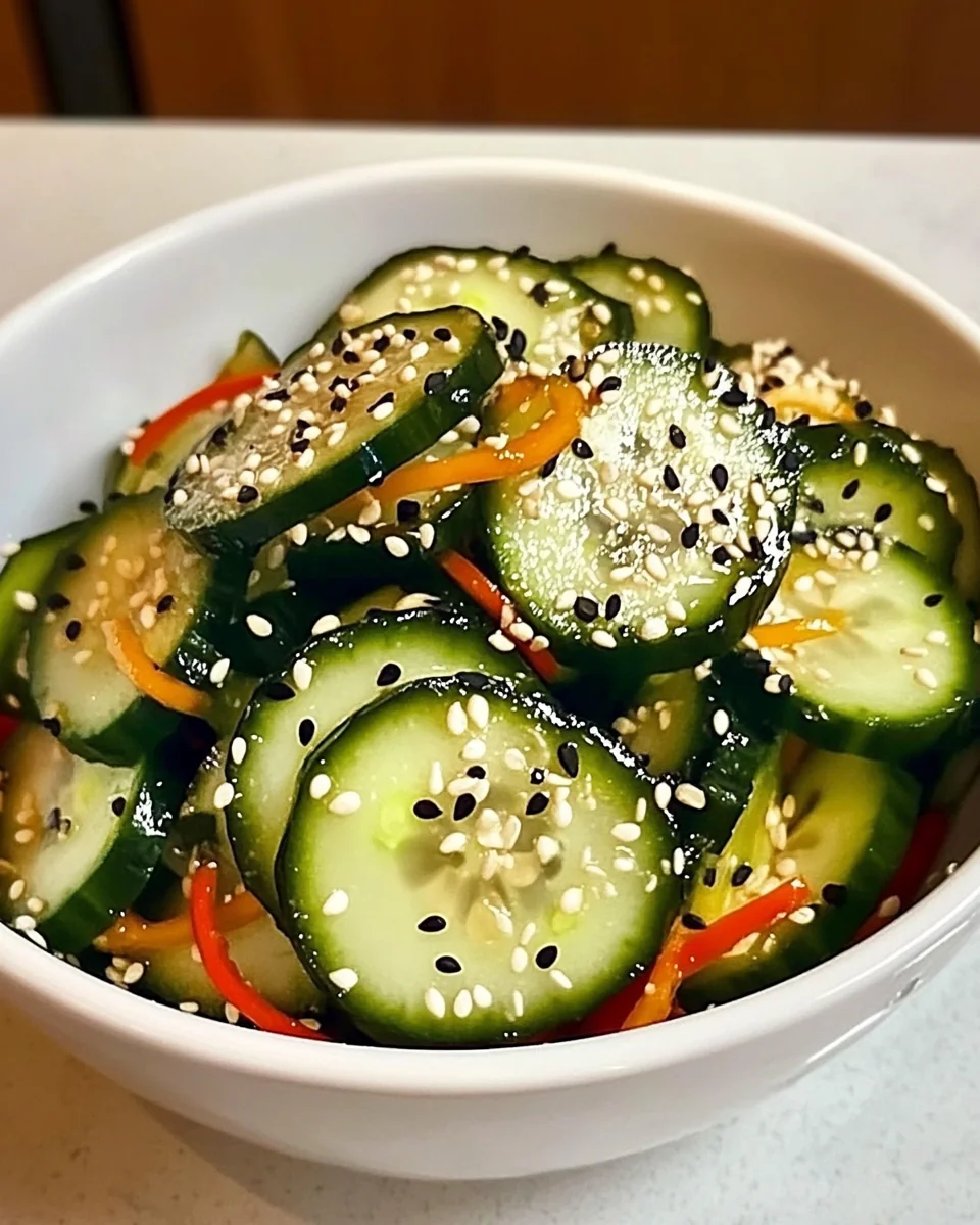 Simple And Fresh Asian Cucumber Salad - additional image