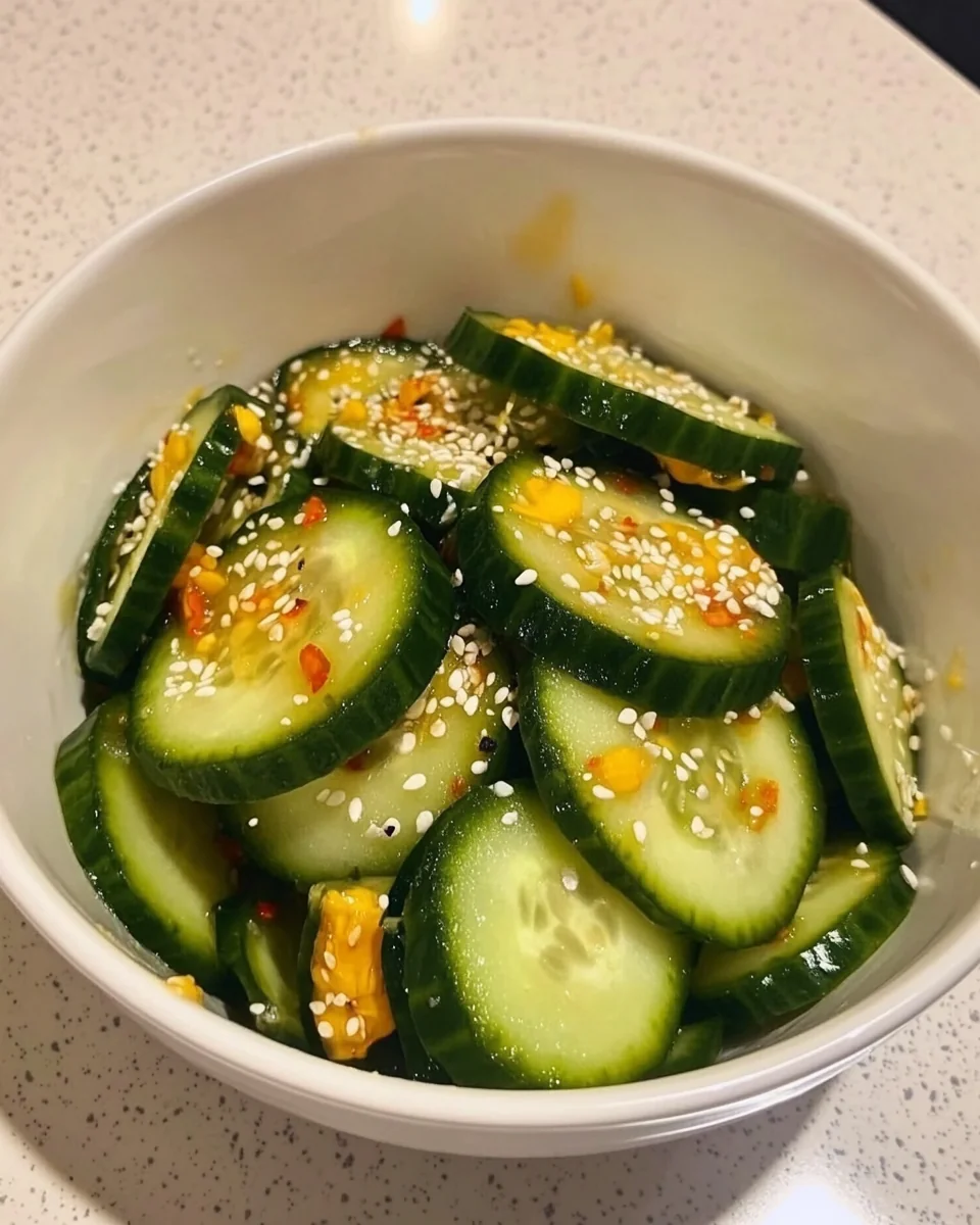 Simple And Fresh Asian Cucumber Salad - additional image