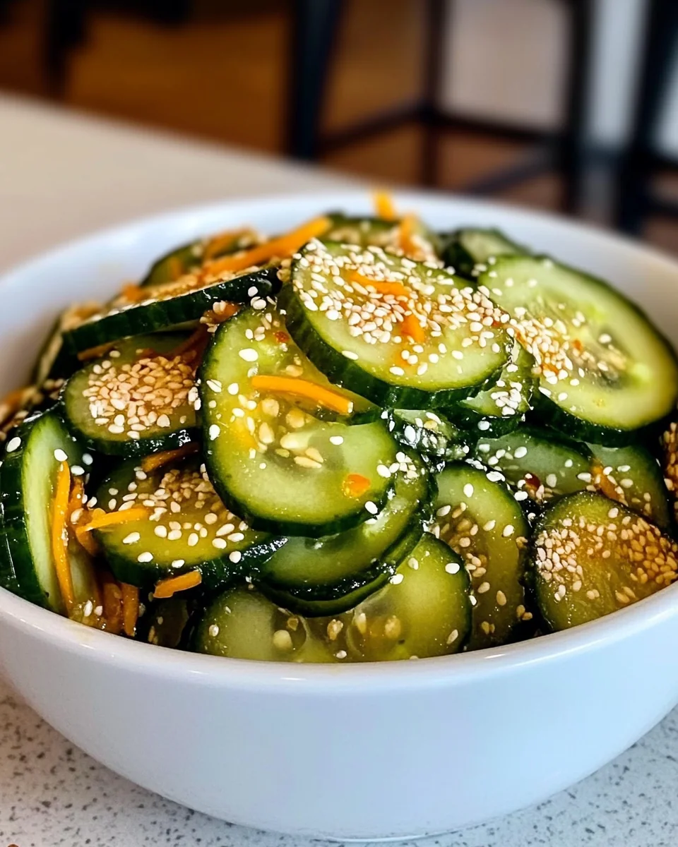 Simple And Fresh Asian Cucumber Salad