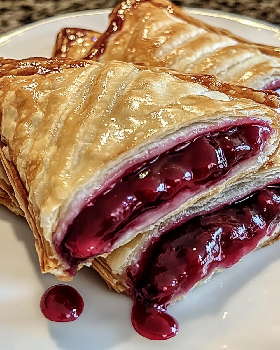 Simple Homemade Cherry Turnovers - additional image
