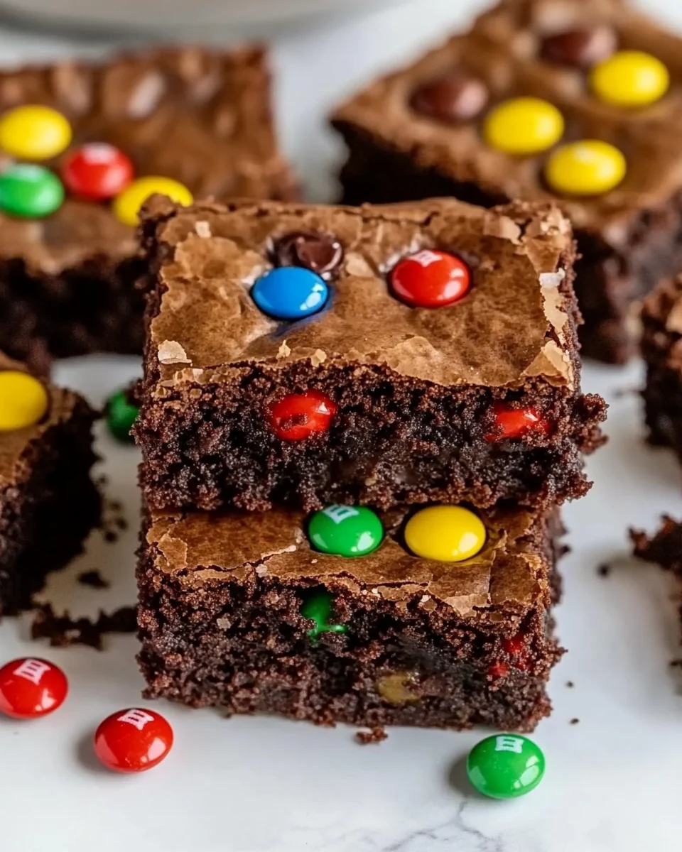 Simple Fudgy MM Brownies - additional image