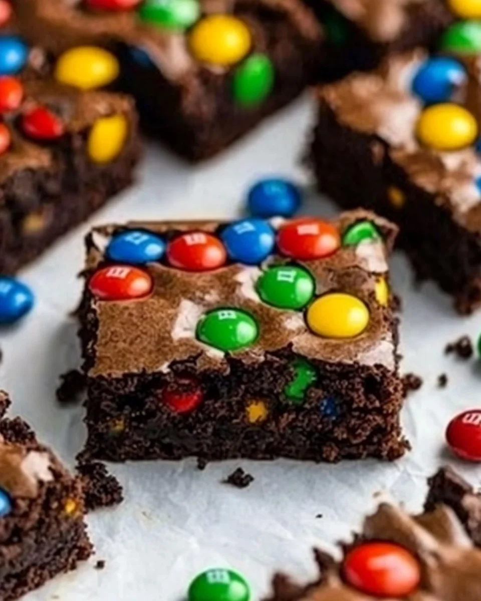 Simple Fudgy MM Brownies - additional image