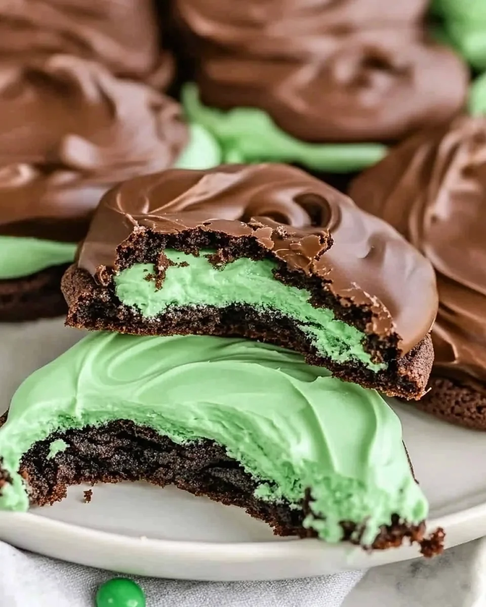 Simple Grasshopper Cake Mix Cookies - additional image