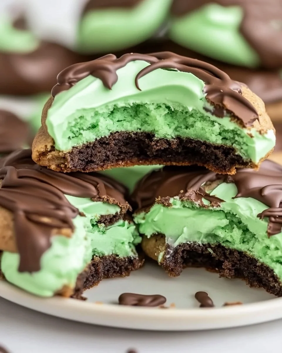 Simple Grasshopper Cake Mix Cookies - additional image