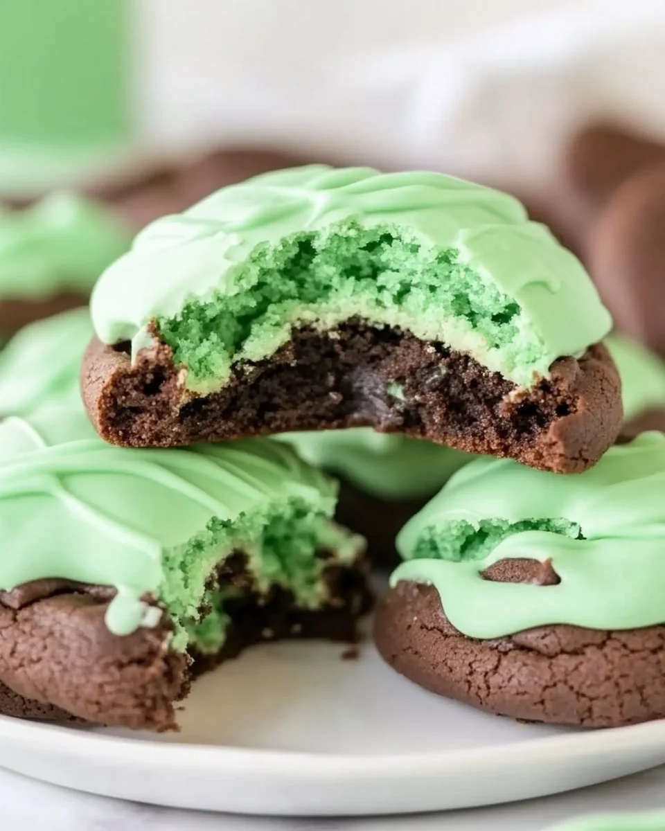 Simple Grasshopper Cake Mix Cookies - additional image