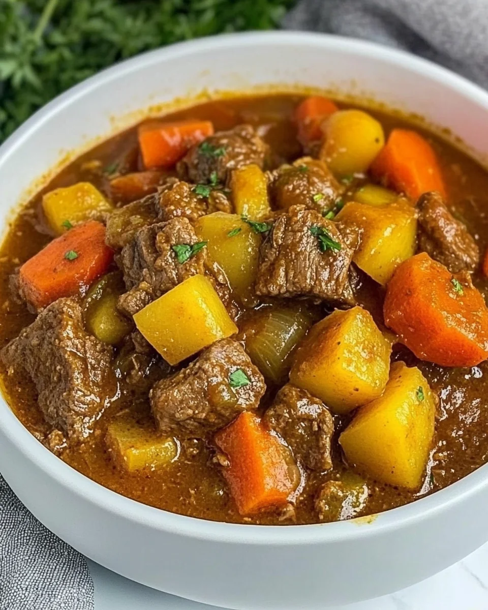 Simple Homemade Beef Stew