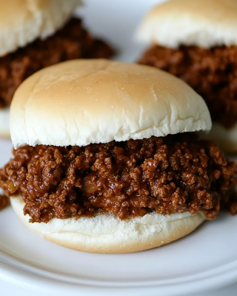 Simple Homemade Sloppy Joe Sandwiches - additional image
