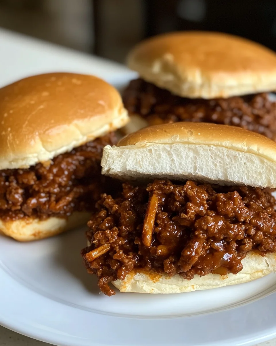 Simple Homemade Sloppy Joe Sandwiches - additional image