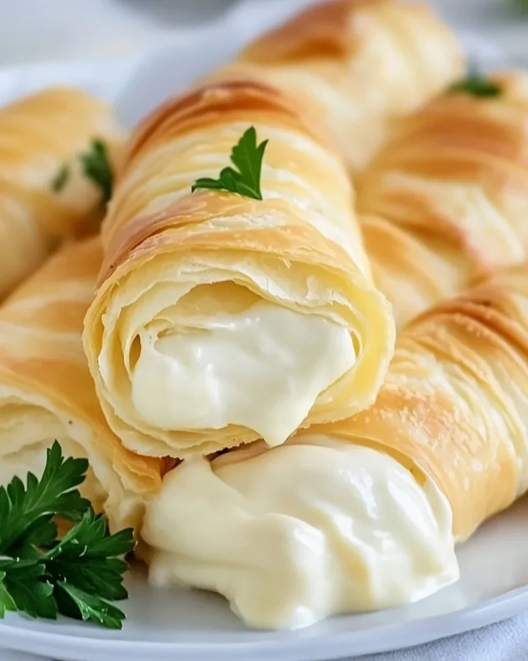 Simple Italian Cream Filled Cannoncini