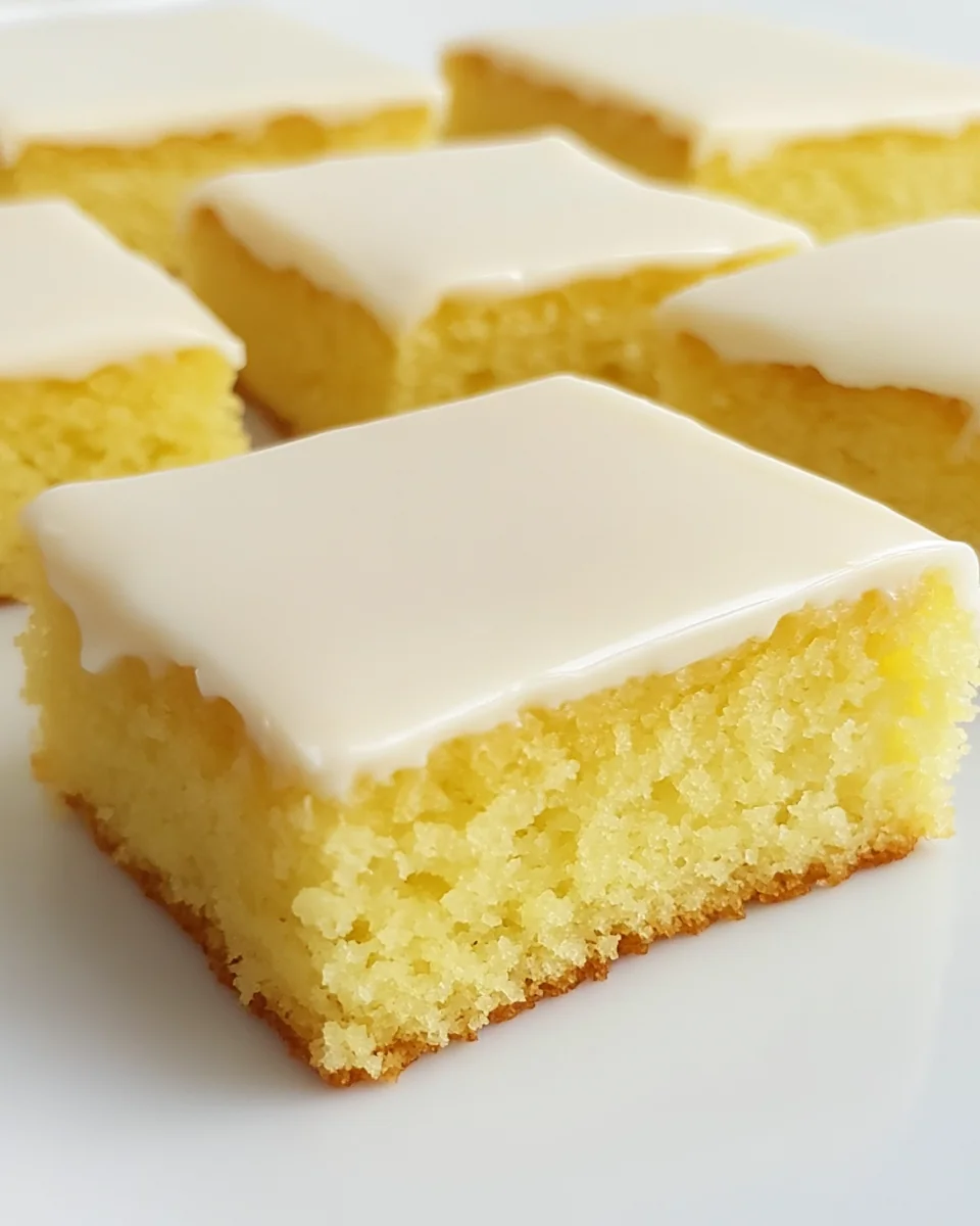 Simple Lemon Drizzle Sheet Pan Cake - additional image