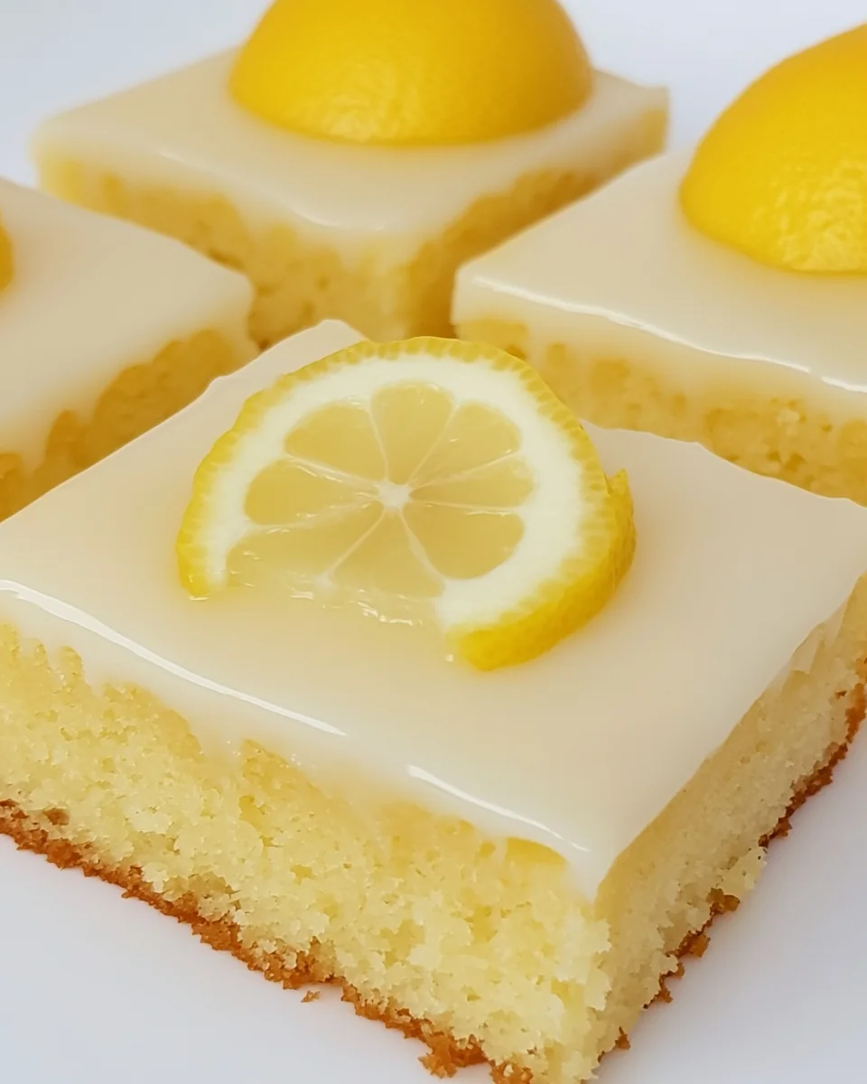 Simple Lemon Drizzle Sheet Pan Cake - additional image