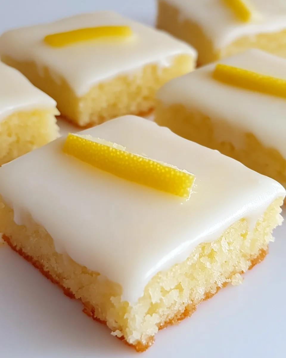 Simple Lemon Drizzle Sheet Pan Cake - additional image