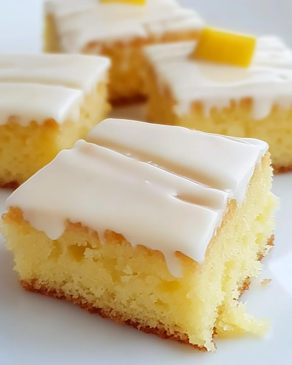 Simple Lemon Drizzle Sheet Pan Cake