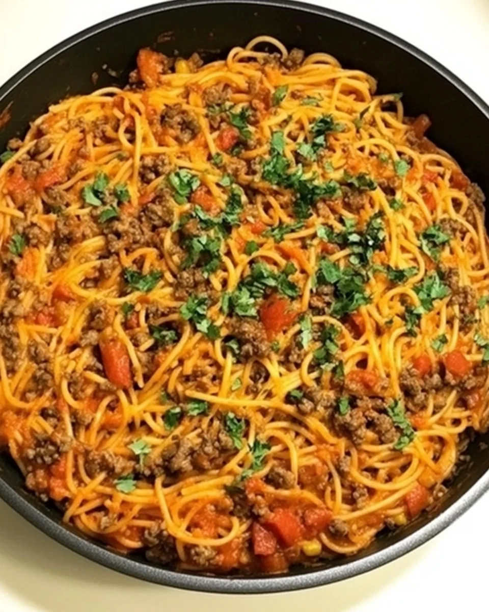 Simple One-Pot Taco Spaghetti - additional image