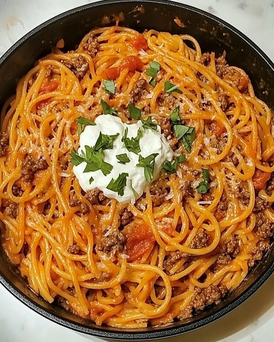 Simple One-Pot Taco Spaghetti - additional image