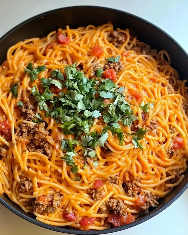 Simple One-Pot Taco Spaghetti