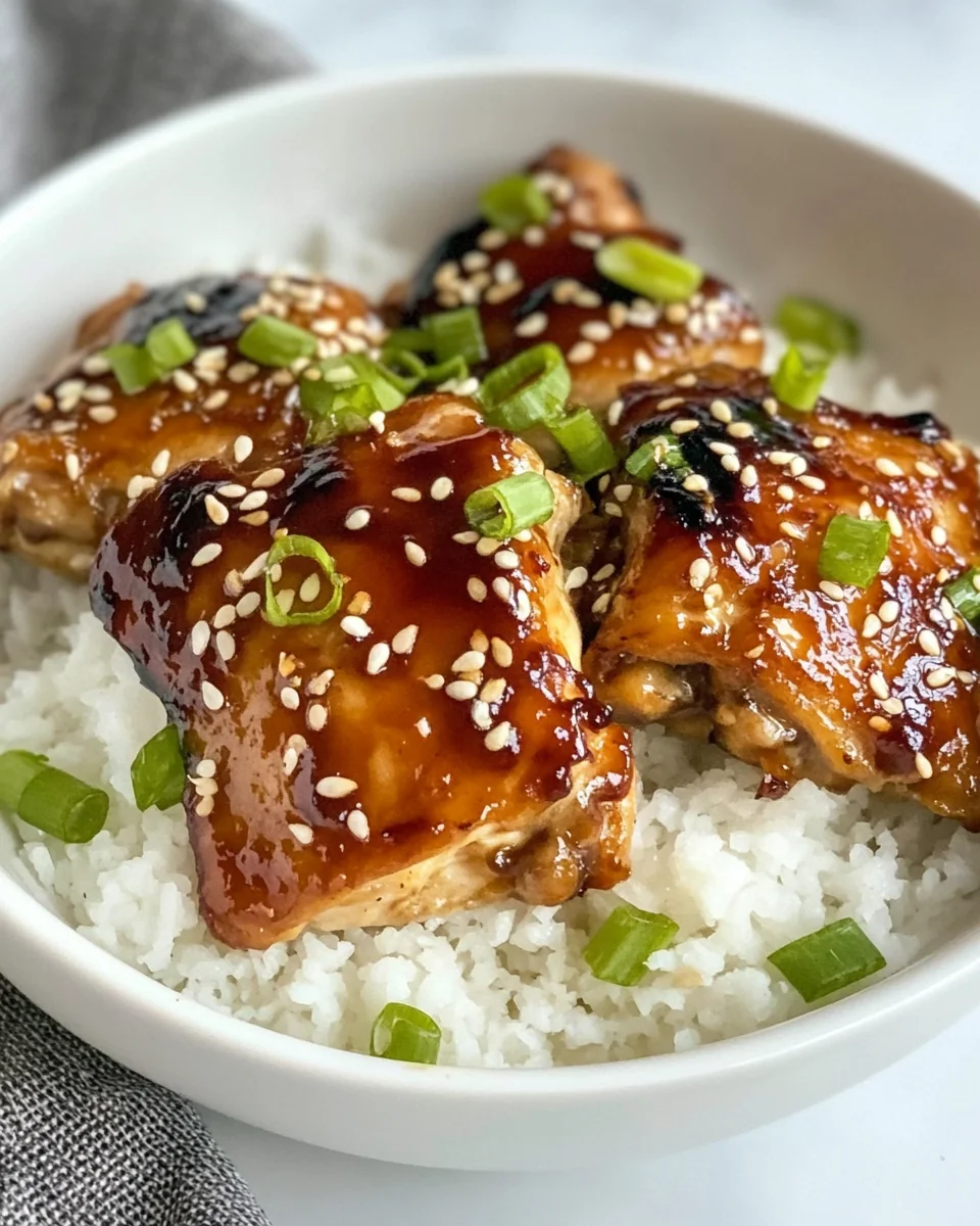 Simple Soy Garlic Chicken Thighs - additional image