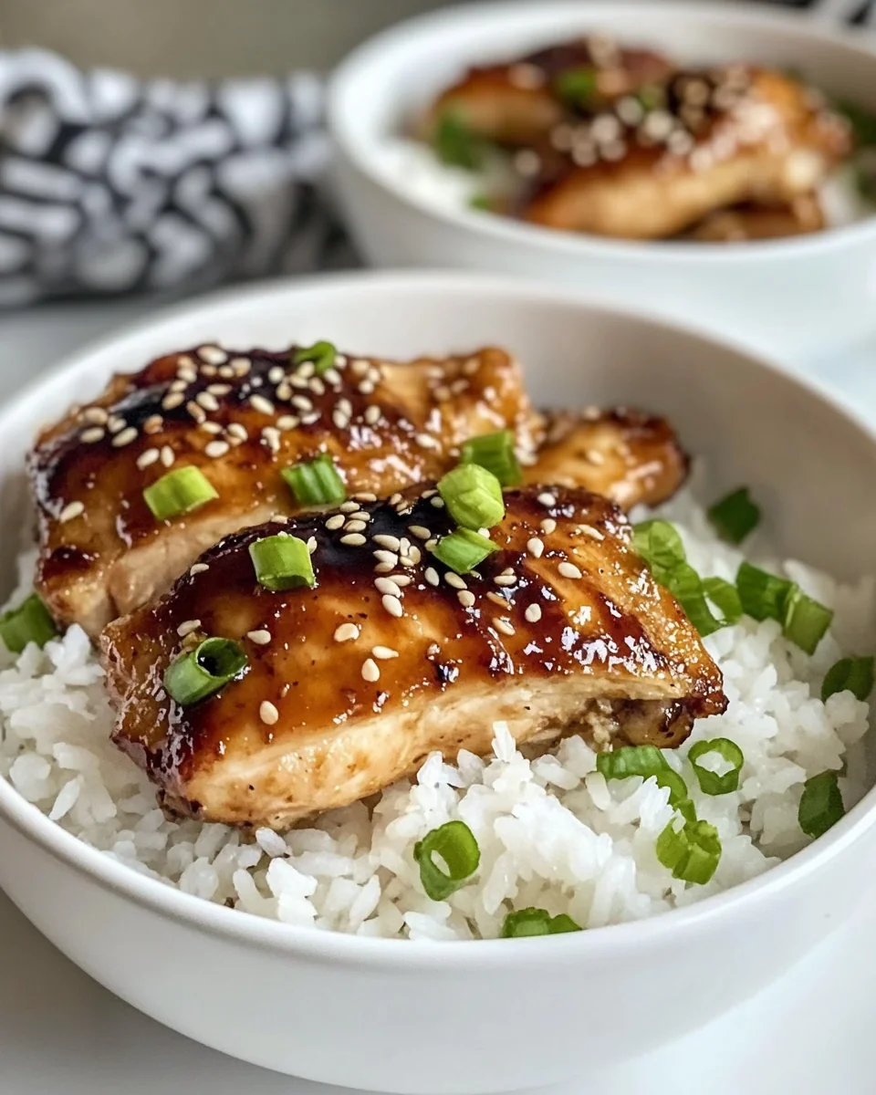 Simple Soy Garlic Chicken Thighs