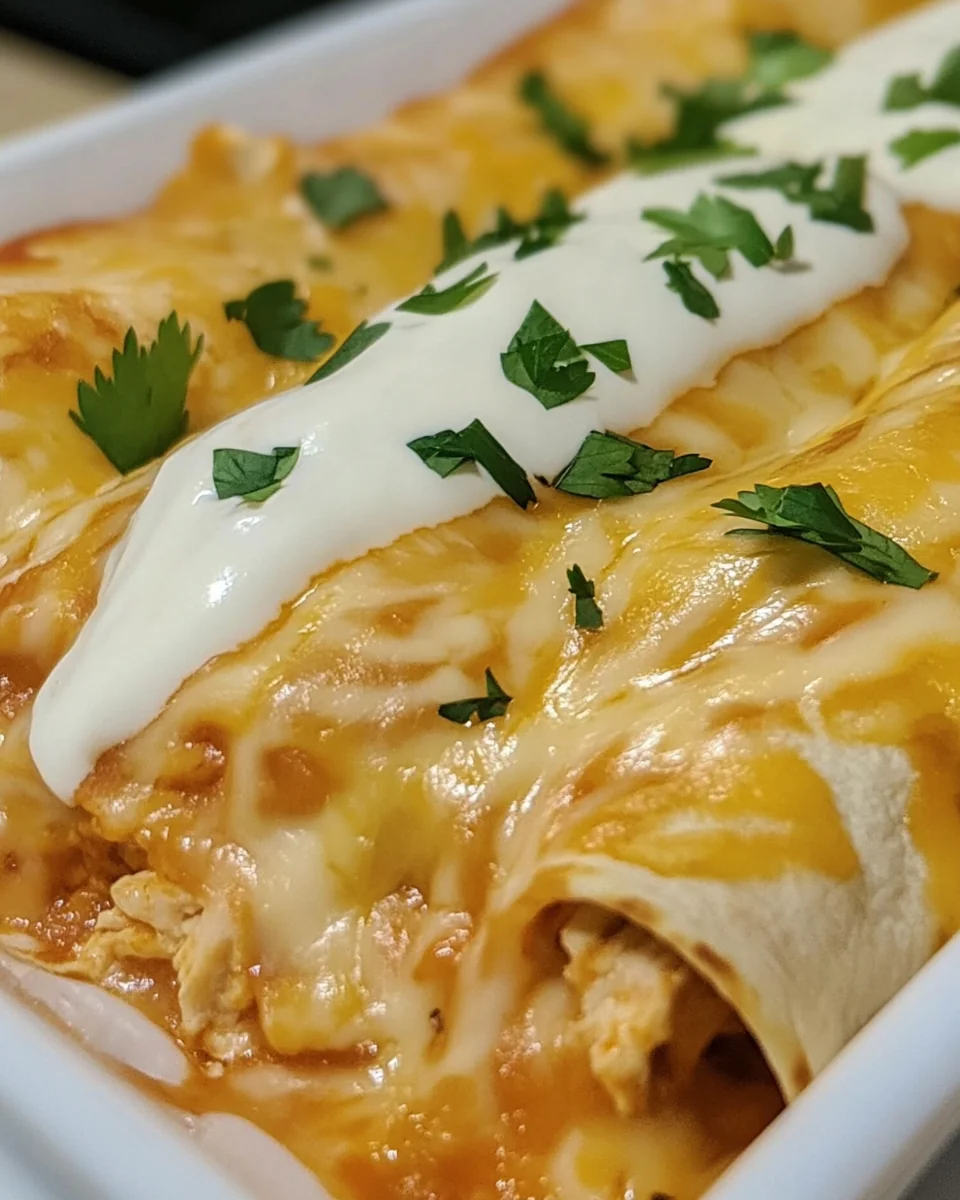 Simple White Chicken Enchiladas - additional image