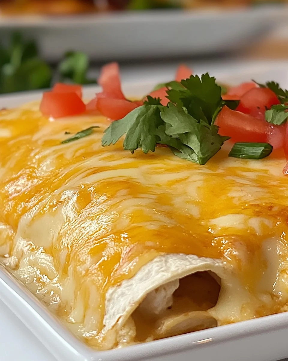 Simple White Chicken Enchiladas - additional image