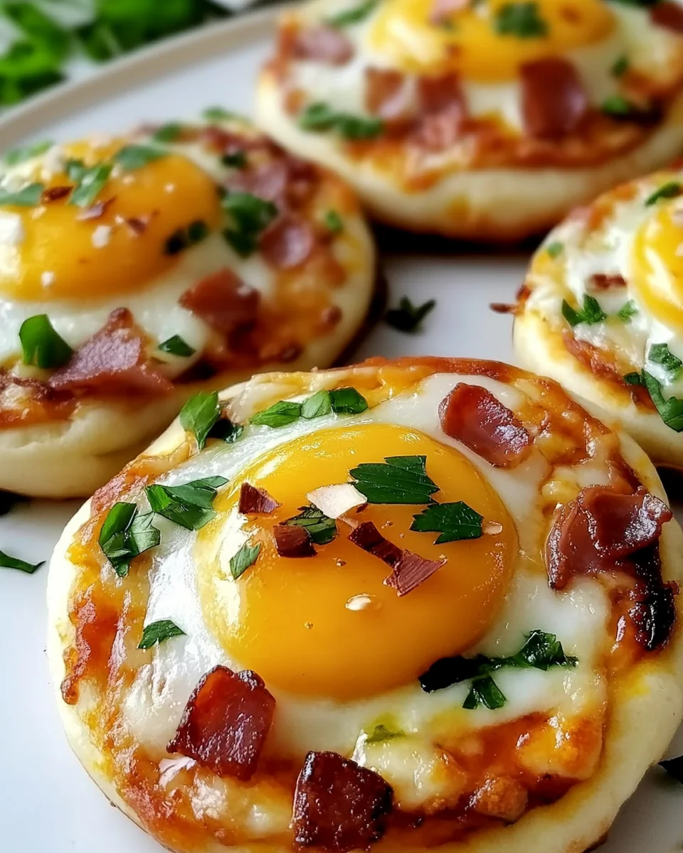 Homemade English Muffin Breakfast Pizza Delight - additional image