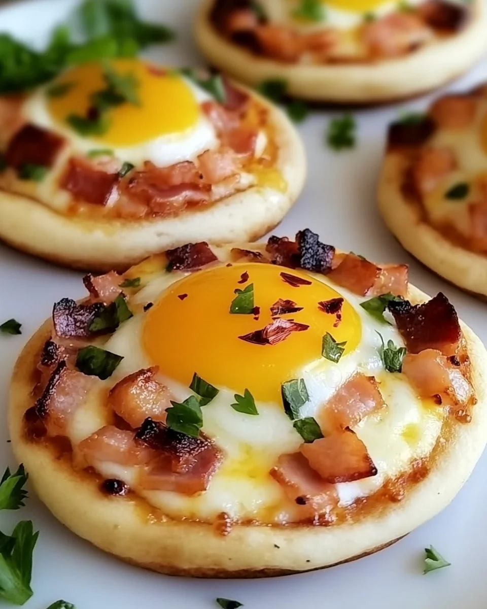 Homemade English Muffin Breakfast Pizza Delight - additional image
