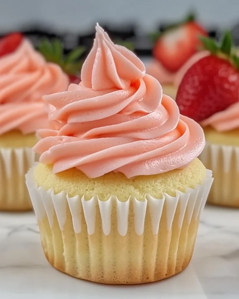 Fresh Strawberry Cupcakes for a Wholesome Treat