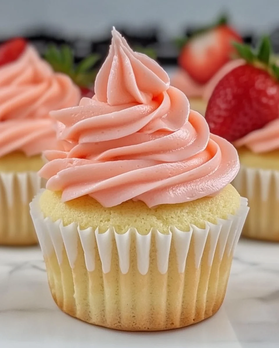 Fresh Strawberry Cupcakes for a Wholesome Treat