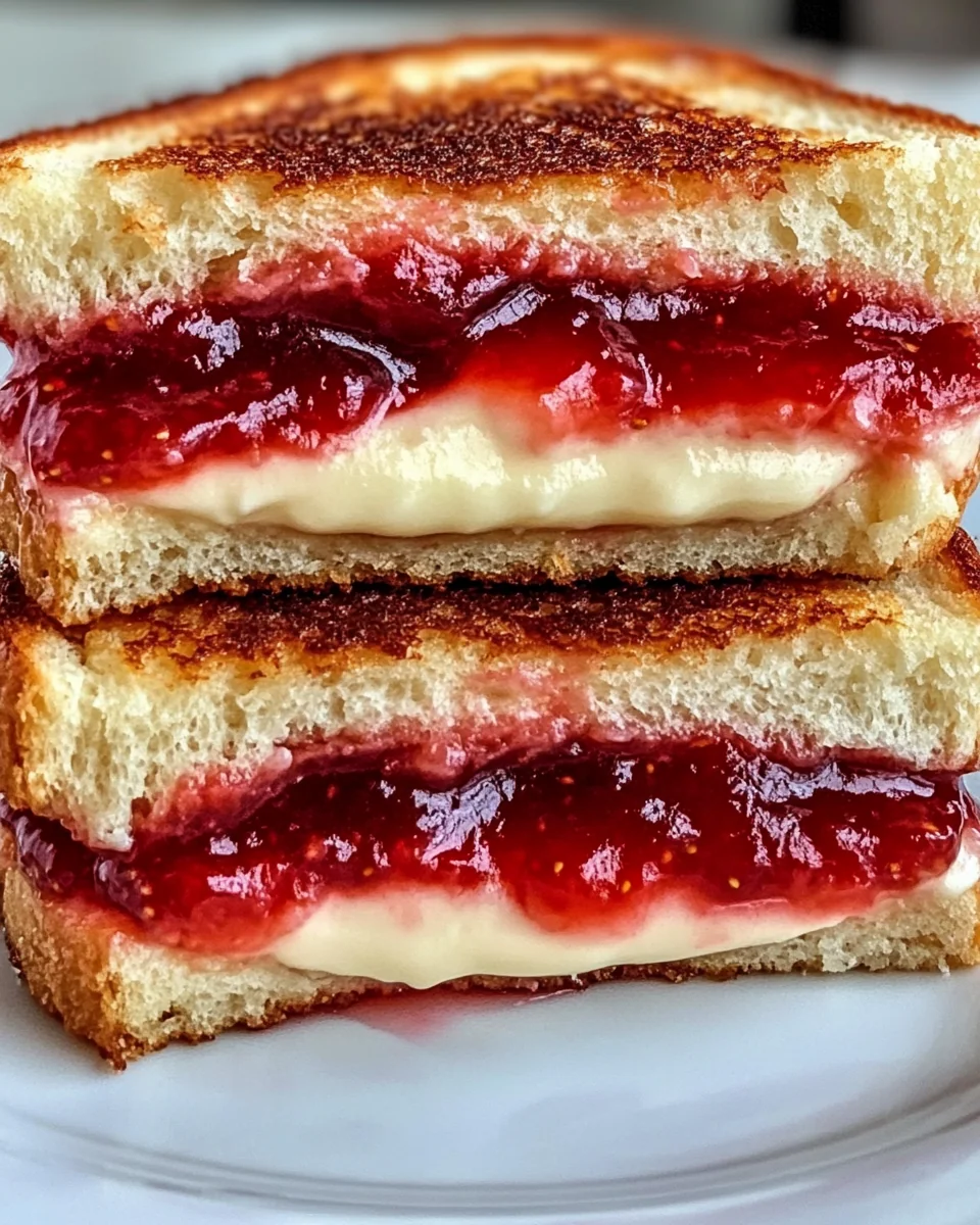 Savory Fried Strawberry Cheesecake Sandwiches - additional image