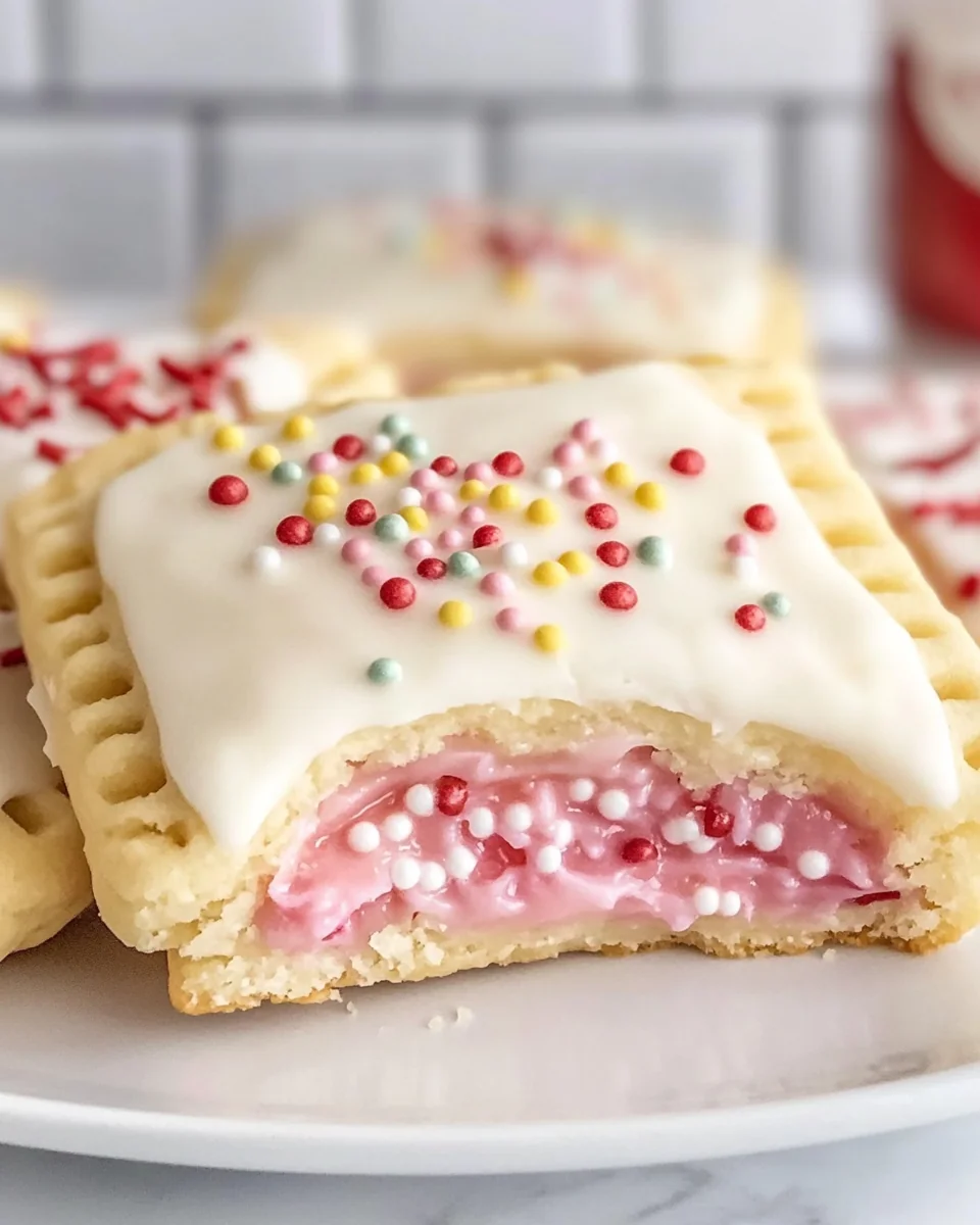 Delicious Frosted Pop Tart Cookies Made From Scratch