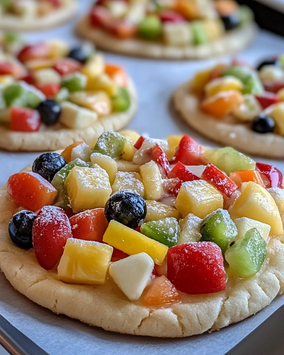 Fresh Fruit Pizza Cookies - additional image