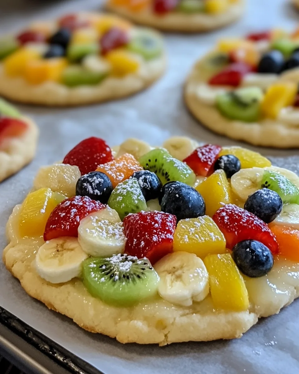 Fresh Fruit Pizza Cookies - additional image