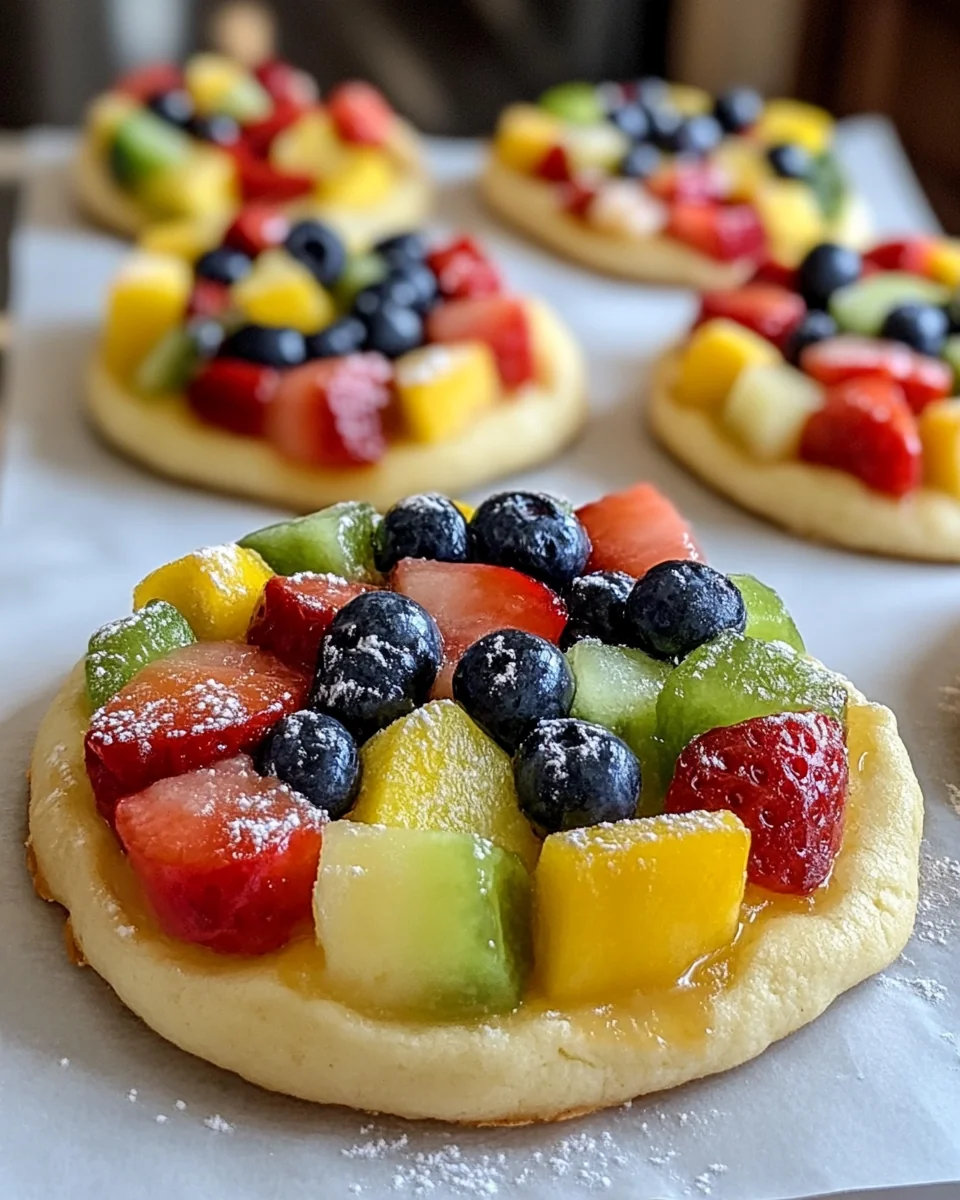 Fresh Fruit Pizza Cookies - additional image