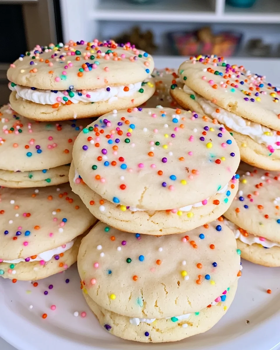 Delicious Funfetti Sandwich Cookies - additional image