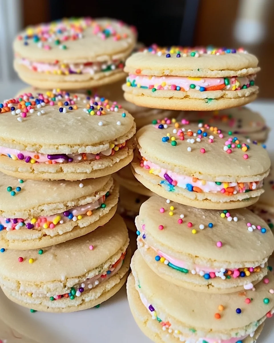Delicious Funfetti Sandwich Cookies - additional image