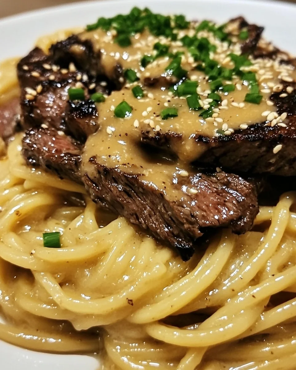 Garlic Butter Steak With Fresh Lightning Noodles - additional image