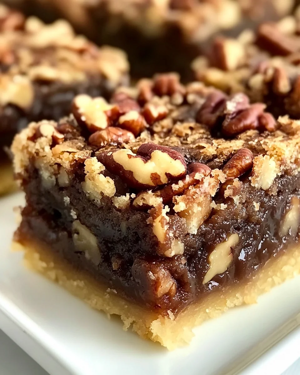 German Chocolate Pecan Pie Bars: A Decadent Homemade Treat